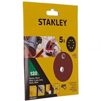 STANLEY STA32037-XJ 5 Discos ø 125 mm. Para lijadora rotorbital