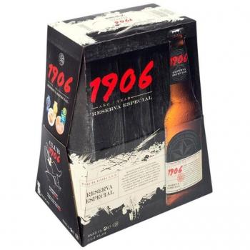 CERVEZA ESTRELLA GALICIA 1906 BOTELLÍN PACK 6X4 - 24 UNIDADES