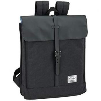 Safta Mochila juvenil Blackfit8 Black & Black Oficial Para Portátil 14'1, 320x80x350mm