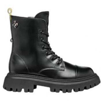Botas de Niña GEOX J46M6B 000CN J MAQUINNENS C9999 BLACK, Bota Chelsea, color negro, talla 38 EU