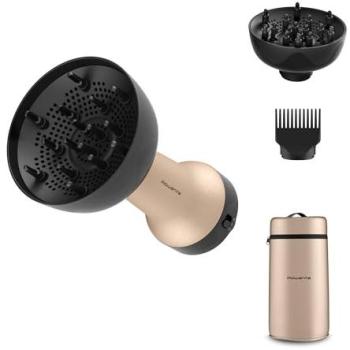 Secador de Pelo Rowenta Curl Harmony CV7D30E0, Difusor de Aire Caliente 3 en 1, 700W, Diseño Ergonómico, 2 Velocidades/Temperaturas, Accesorios Incl