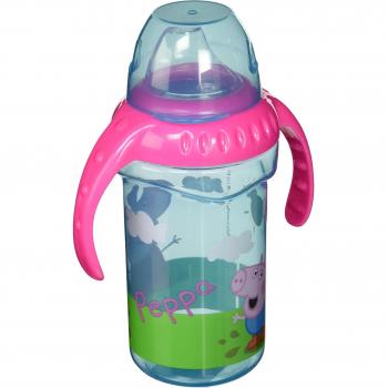 TAZA DE ENTRENAMIENTO 250 ML CON BOQUILLA DE SILICONA PEPPA PIG