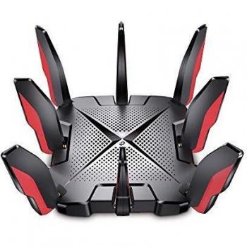 TP-Link AX6600 Tri-Band Wi-Fi 6 Gaming Router with 4* Gigabit Ports+1 * 2.5 Gbps port, WiFi Speed up to 6600Mbps, 2 USB Ports, Quad-Core CPU, Ideal for Gaming Xbox/PS4/Steam & 4K