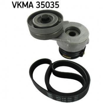 Juego de correas trapeciales poli V SKF VKMA 35035