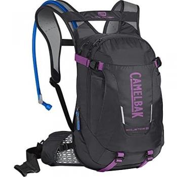 CAMELBAK Solstice LR 10 – Mochila de hidratación, Charcoal/Light Purple, 100 oz