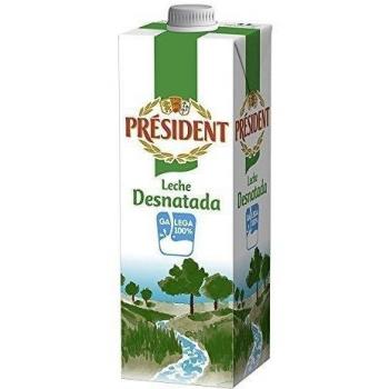 PRESIDENT Leche UHT Semidesnatada slim 1 lt.