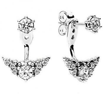 Pandora Pendientes de botón Mujer plata - 296228CZ