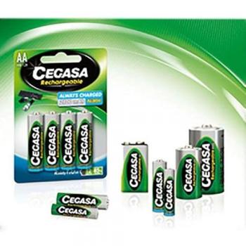 Pila Recargable Cegasa HR6 Ni-MH 2300mAh (2 Unidades)