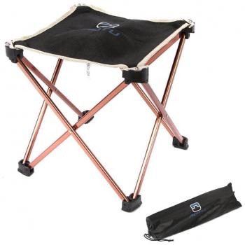 rayami portátil ultraligero aleación de aluminio marco Camping plegable taburete plegable anti-tear Oxford antideslizante pies al aire libre taburete silla para camping pesca caza Picnic viaje