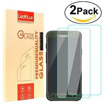 2-Paquetes Leathlux Galaxy S7 active Vidrio Templado Protector de Pantalla de Cristal Templado Superior de Película Para Samsung Galaxy S7 active 5.1 [No para Samsung Galaxy S7]