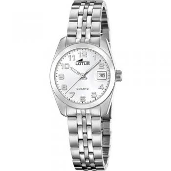 Reloj de Mujer Lotus Freedom 18992/1 Acero Inoxidable 316L Plateado con Correa Blanca