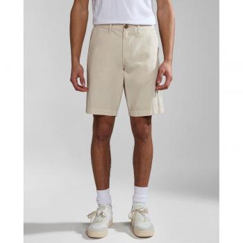 Bermuda Nakuru 6 de hombre lisa con cremallera Napapijri NAKURU 6 N90 BEIGE SILVR N90