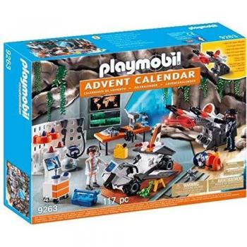 PLAYMOBIL Calendario de Adviento-9263 Agentes, A partir de 4 años