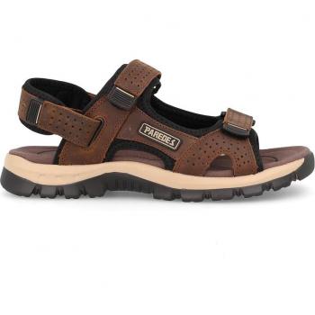 Sandalias de hombre PAREDES Gredos en color marrón oscuro con diseño cómodo y elegante