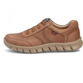 Callaghan 42801 Sandalias cangrejeras para hombre en marrón de piel