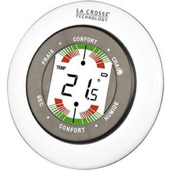 La Crosse Technology WT138-W-BLI - Estación de Temperatura, Color Blanco