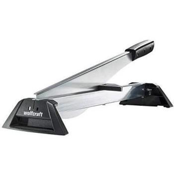 Guillotina Wolfcraft LC 100 para Laminado, Ideal para Pequeños Proyectos, Ancho de Corte 21cm y Grosor de 08mm