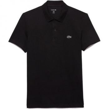 Polo Lacoste Core Lifestyle Hombres - Chemise Col Bord-Cotes Negro