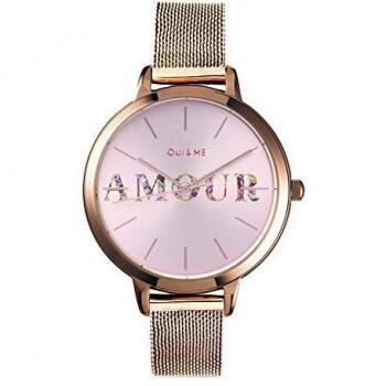 Oui & Me Fleurette Rose Gold Stainless Steel Quartz Women's Watch ME010043