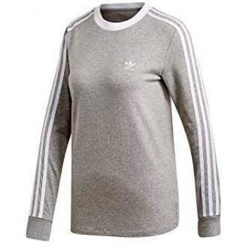 adidas 3 Str LS tee Camiseta, Mujer, Multicolor