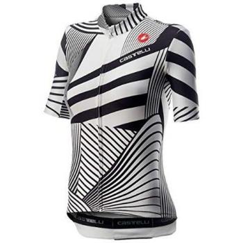 castelli Sublime Camiseta, Mujer, Blanco/Negro, L