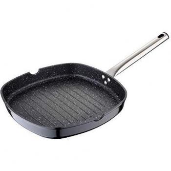 San Ignacio Neon Sarten Grill, Aluminio Forjado, Negro