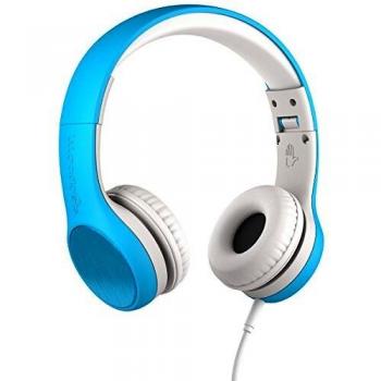 New! LilGadgets Connect+ Style Kids Premium Volume Limited Wired Headphones with SharePort and Inline Microphone