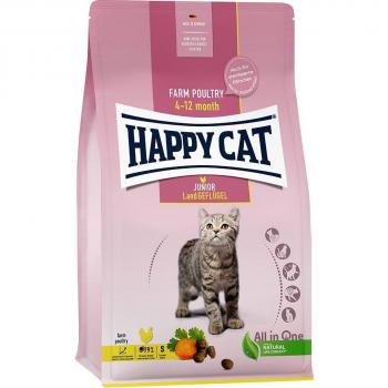 Happy Cat Young Junior Poultry Dry Cat Food - Economy Pack: 2 x 10 kg