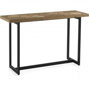 Consola de Madera de Fresno con Base Metálica GEESE HOME
