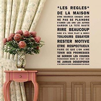 Walimex lity YS de 04 Decorativa Pared Pegatinas, Vinilo, Negro, 35 x 65 cm