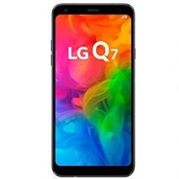 Smartphone LG Q7, Pantalla de 14 cm (5.5), Memoria Interna de 32 GB, RAM de 3 GB, Cámara de 13 MP, Sistema Android 8.1, Conectividad 4G/LTE/WiFi, Batería de 3000 mAh - Color Negro