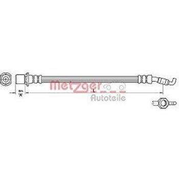 Metzger 4110286 Tubo flexible de frenos