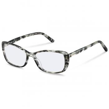 Rodenstock R5332 A 54 Lentes Recetadas para Mujer Negros, Armazones para Mujer Negros, Gafas Recetadas para Mujer Negras
