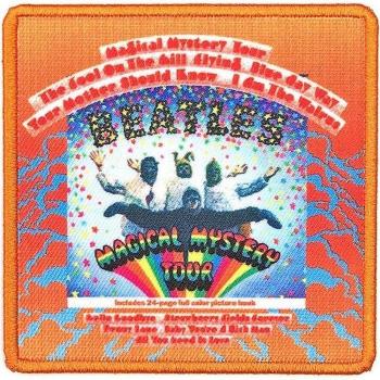 Parche termoadhesivo estándar The Beatles Magical Mystery Tour One Size negro
