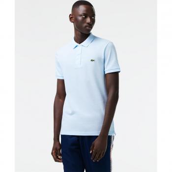 Polo Lacoste PH4012-00 para Hombre en color azul claro - 100% Algodón
