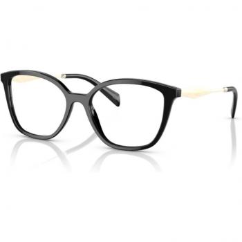 Prada PR 02ZV (1AB1O1) Butterfly Black Women's Glasses