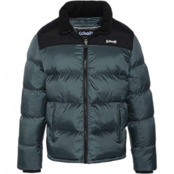 Schott Utah Yoke and Embroidery Puffer Jacket