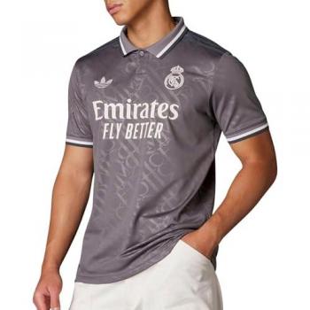 Real Madrid adidas Third Shirt 2024-25 - Men Jerseys/replicas - Grey - Size: 2X-Large