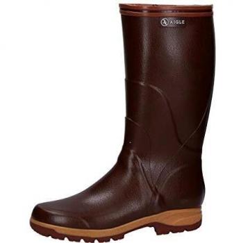Aigle Tancar Pro Brown Rain Boots for Men EU 43 / UK 9
