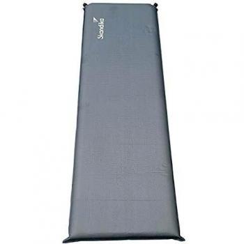 Colchoneta Autoinflable Skandika Easy Single - 196x60x10 cm - Aislante - Gris