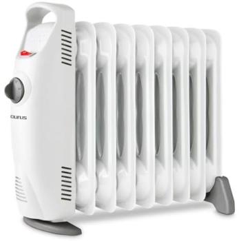 Radiador de Aceite Taurus Masai 1000, 1000 W, 9 Elementos, Termostato Ajustable, 3 Intensidades de Calor, Protección Contra Sobrecalentamiento, Compacto