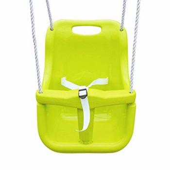 Asiento de columpio para bebé Zephyr, pórtico de 2 a 2.5 m, color verde, dimensiones 42x36.5x25 cm