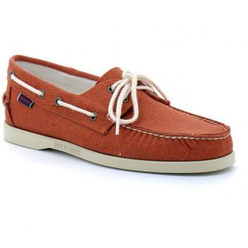 Men's Washed Canvas Boat Shoes - Sebago Portland Model