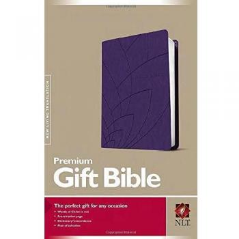 NLT Premium Gift Bible, Purple