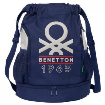 Mochila Safta Benetton Varsity con Asas Ajustables y Espalda Ergonómica