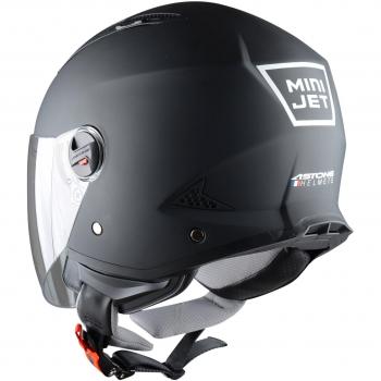 Astone Helmets Mini Jet Army Casco Jet, color Negro Mate, talla M