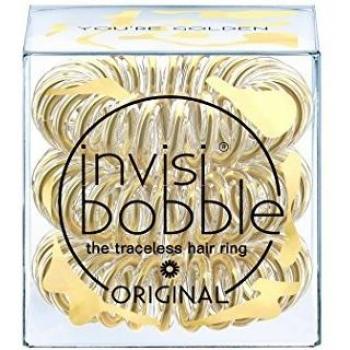 Tangle Teezer Invisi Bobble Anillo de Pelo, 3- Piezas de Conjunto, Dorado