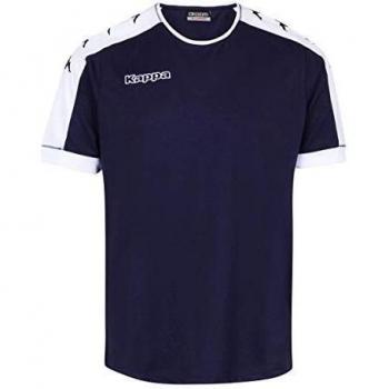 Kappa Tanis SS Camiseta Fútbol, Unisex, Azul Marino, 10Y/12Y