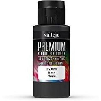Pintura Aerógrafo Color Negro Vallejo