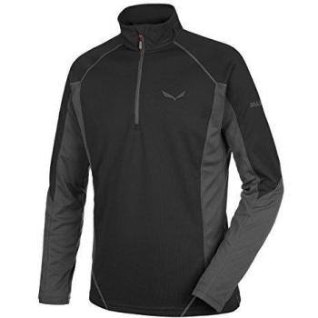 Salewa Sennes Pl M L/S Tee - Camiseta de manga larga para hombre, color negro, talla 54 / 2X
